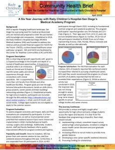 Community Health Brief PDF